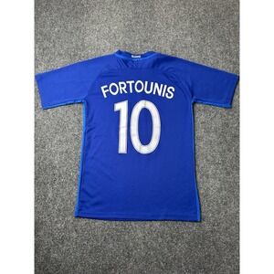 Mens Soccer Greece National Team #10 Fortounis Blue Jersey, Size M
